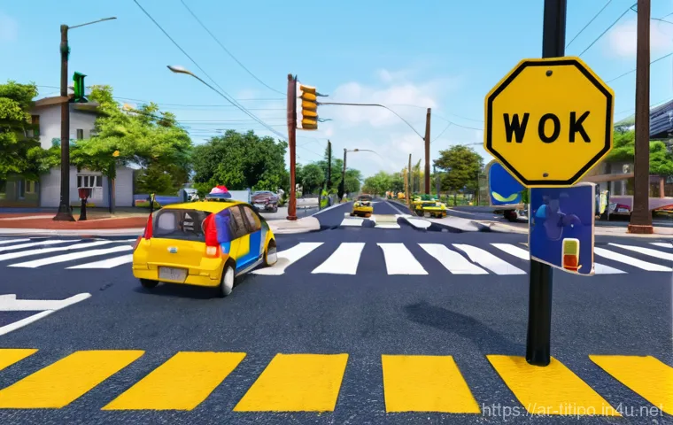 띠띠뽀와 함께 배우는 교통 안전 - Here are three detailed image generation prompts in English, inspired by the provided text and adher...