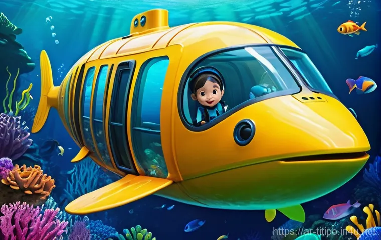 띠띠뽀 팬 아트 경연 대회 - **Prompt:** A heartwarming and lively scene set in a bright, sunlit community art studio or an open-...