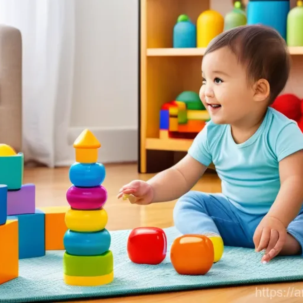 띠띠뽀 콘텐츠의 새로운 트렌드 - **Prompt:** A vibrant, cheerful indoor play area filled with soft, oversized educational toys. A div...