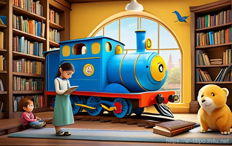 띠띠뽀 배경 속 숨은 이야기 - "A heartwarming image of a diverse group of children, fully and modestly clothed, happily gathered a...